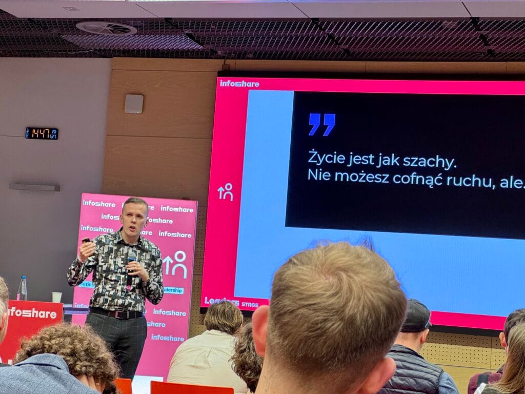 michał kanarkiewicz app4you na konferencji it infoshare 2025 gdańsk